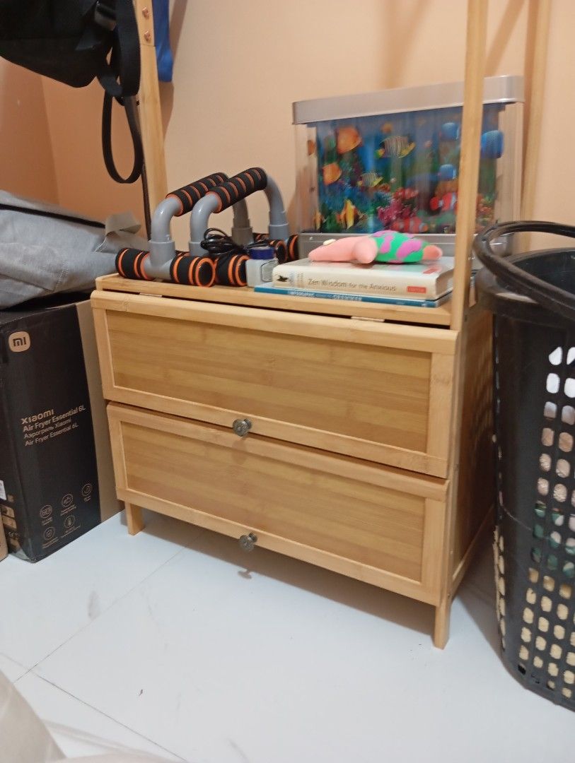 Wooden Cabinet / Clothes Rack (Category: Shelves, Cabinets & Racks) located in Quezon City. Submitted by lorenzo_yu (Listing ID 1468329407, Image 2). Description: .