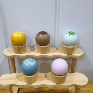 Wooden Cupcake, Toys & Collectibles, Toys, Kids Toys on Carousell