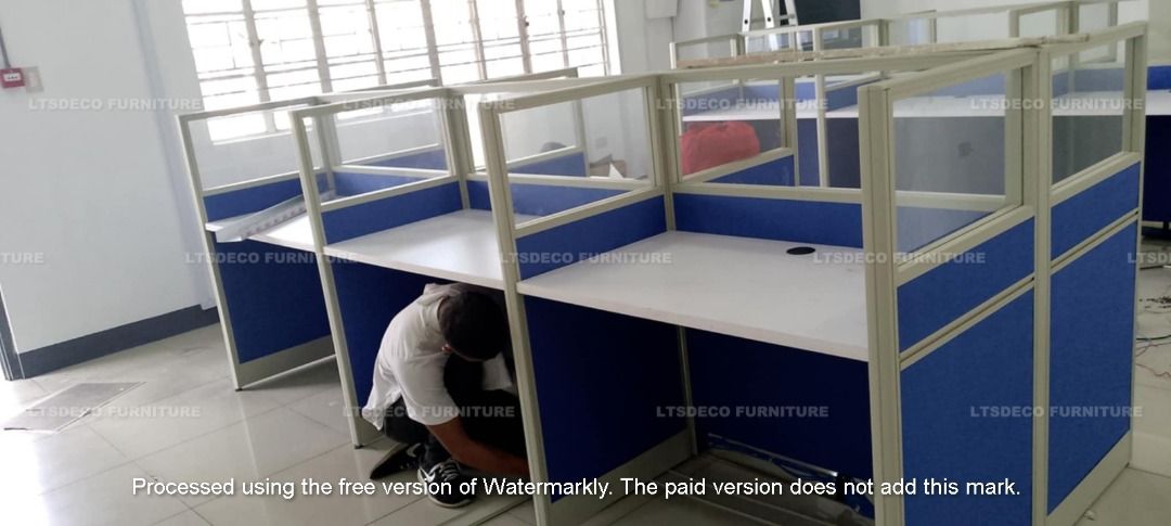 workstation table cubicles customized office partition furnitures (Category: Office Furniture & Fixtures) located in Quezon City. Submitted by maxinelot (Listing ID 1468296991, Image 2). Description: 👉Are you looking for WORKSTATION, MODULAR CUBICLES OFFICE PARTITION, and OFFICE FURNITURE SUPPLIER? LTSDECO Furniture, is direct supplier, manufacturer, and trusted provider of high quality, affordable and durable modular office divider partition, h