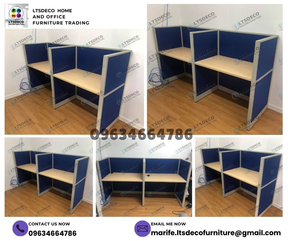 workstation table cubicles office partition furnitures (Category: Office Furniture & Fixtures) located in Caloocan City. Submitted by cheska.ltsdeco (Listing ID 1468355495, Image 3). Description: 👉Are you looking for WORKSTATION, MODULAR CUBICLES OFFICE PARTITION, and OFFICE FURNITURE SUPPLIER? LTSDECO Furniture, is direct supplier, manufacturer, and trusted provider of high quality, affordable and durable modular office divider partition, home 