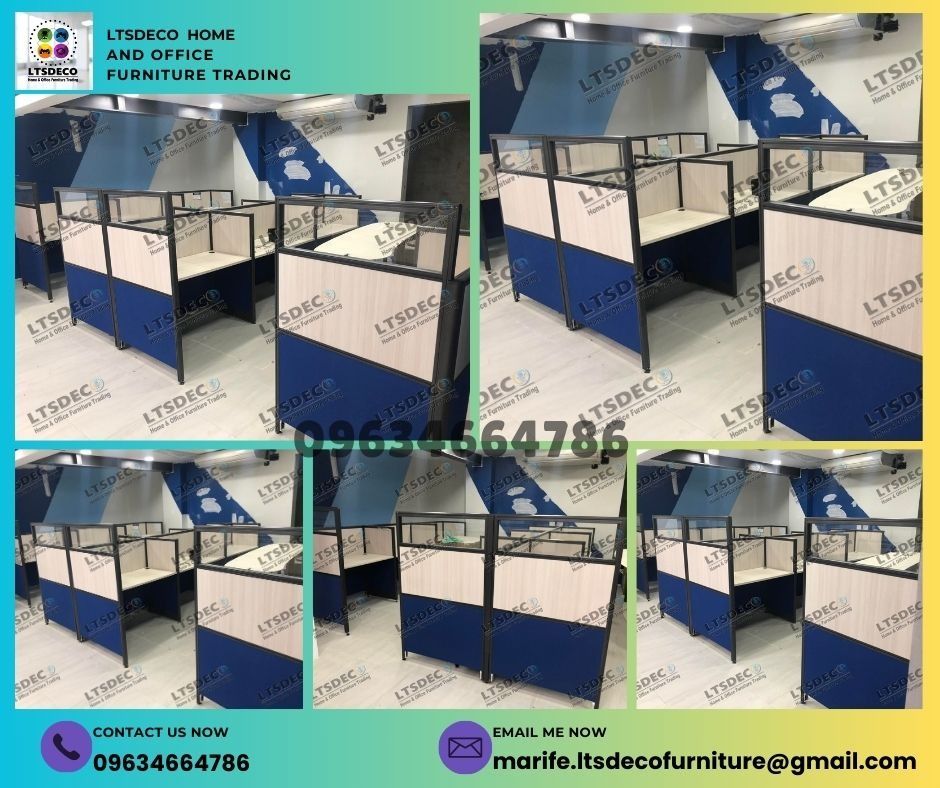 workstation table customized office partitin furnitures (Category: Office Furniture & Fixtures) located in Caloocan City. Submitted by cheska.ltsdeco (Listing ID 1468351989, Image 3). Description: 👉Are you looking for WORKSTATION, MODULAR CUBICLES OFFICE PARTITION, and OFFICE FURNITURE SUPPLIER? LTSDECO Furniture, is direct supplier, manufacturer, and trusted provider of high quality, affordable and durable modular office divider partition, home