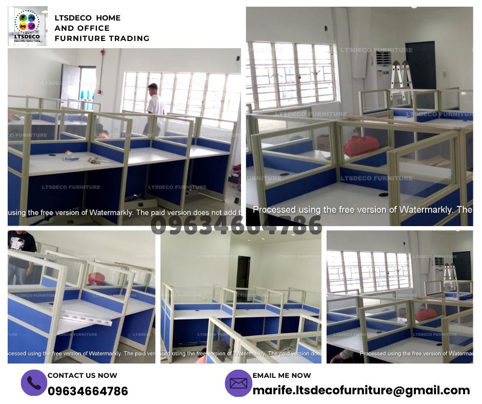 workstation table modular office partition furniture customized (Category: Office Furniture & Fixtures) located in Caloocan City. Submitted by cheska.ltsdeco (Listing ID 1468355419, Image 3). Description: 👉Are you looking for WORKSTATION, MODULAR CUBICLES OFFICE PARTITION, and OFFICE FURNITURE SUPPLIER? LTSDECO Furniture, is direct supplier, manufacturer, and trusted provider of high quality, affordable and durable modular office divider partiti