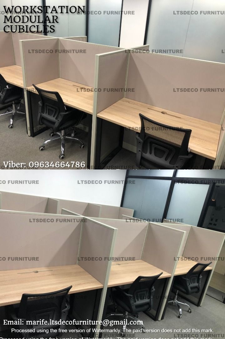 workstation tables modular office partition furnitures customized (Category: Office Furniture & Fixtures) located in Quezon City. Submitted by lailace (Listing ID 1468356146, Image 3). Description: 👉Are you looking for WORKSTATION, MODULAR CUBICLES OFFICE PARTITION, and OFFICE FURNITURE SUPPLIER? LTSDECO Furniture, is direct supplier, manufacturer, and trusted provider of high quality, affordable and durable modular office divider partition, hom