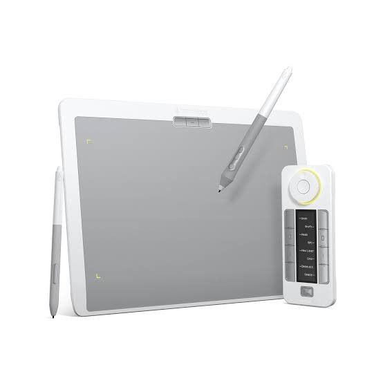 Xencelabs Pen Tablet Medium Bundle SE (Nebula White) (Category: Other Accessories) located in Manila. Submitted by zenofeve (Listing ID 1468368748, Image 2). Description: Complete Set, Including box and receipt. we can negotiate if you want. • Active Drawing Area: 10.33 x 5.8 inches with a native 16:9 aspect ratio, making it ideal for standard widescreen monitors. • Dimensions & Weight: 12.61 x 9.16 x 0.3 inches (320.5 x 232.5 x 8 mm) and weighs 