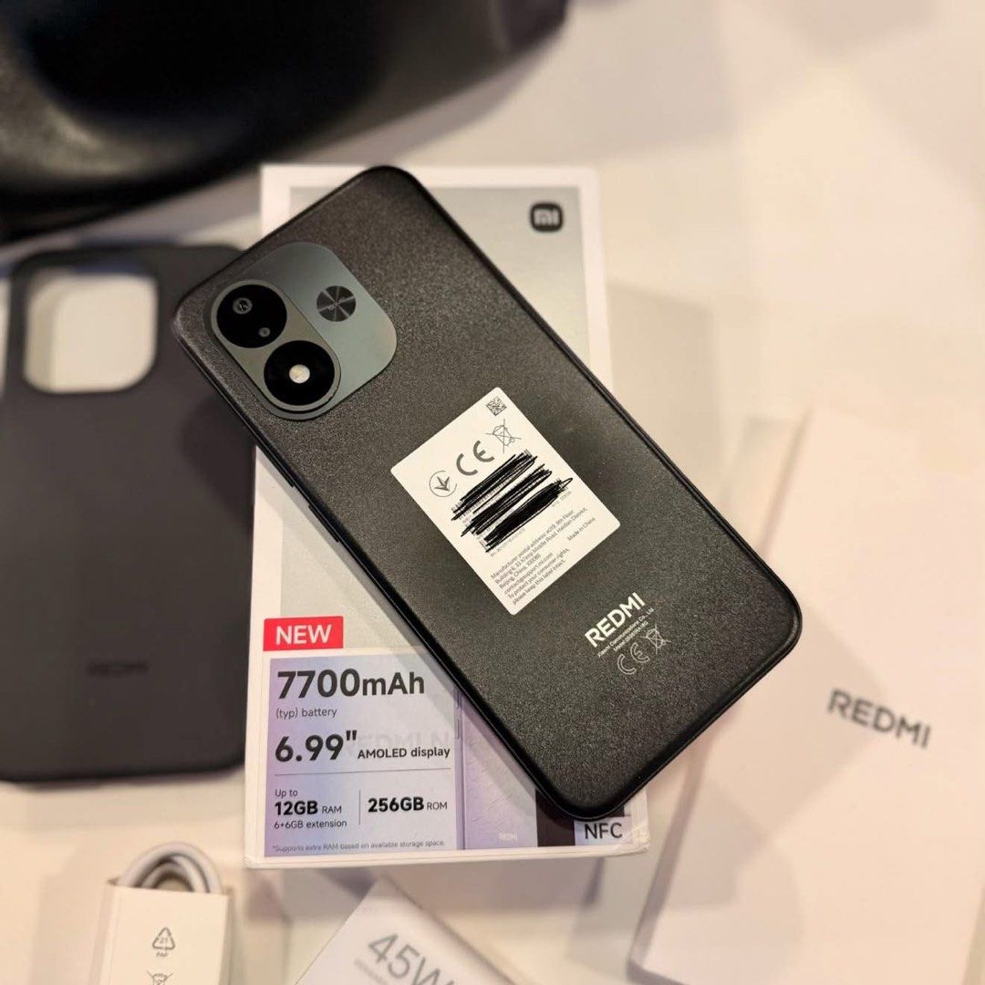 Xiaomi Redmi Note 17 5G (Category: Xiaomi) located in Manila. Submitted by _iamnics (Listing ID 1468469840, Image 3). Description: 📱 XIAOMI REDMI NOTE 17 5G Brand new — opened only for checking❗️ Xiaomi’s New Released Phone (September 2026) Opened for Checking: October 2026 • Display: 6.99” FHD+ AMOLED, 120Hz • Processor: Snapdragon 4 Gen 4 (4nm) • RAM/ROM: 6GB RAM + 256GB Storage • Rear Camera: 50MP Main Camera • Front Camera: 16MP Selfie Camer