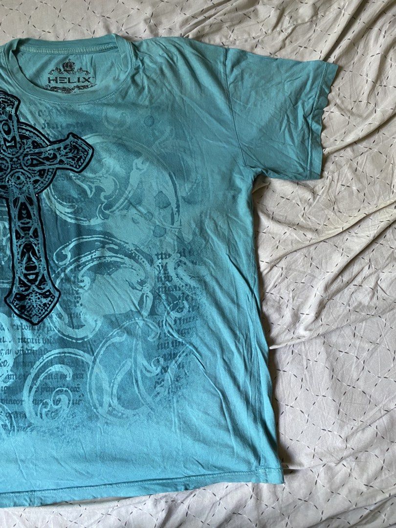 Y2k Helix Cross (Category: Tshirts & Polo Shirts ) located in Dumaguete. Submitted by hippiyippe (Listing ID 1468459278, Image 3). Description: Size L.