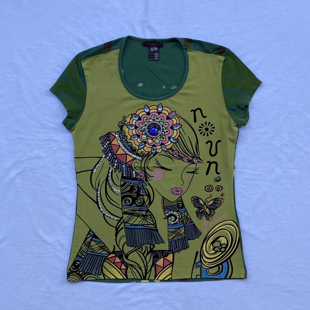 Y2K Noun (Category: Blouses) located in General Santos City (Dadiangas). Submitted by kala_chuchi (Listing ID 1468498164, Image 1). Description: Size. Medium 16 inches width 22.5 inches length No flaws Over all condition Excellent .