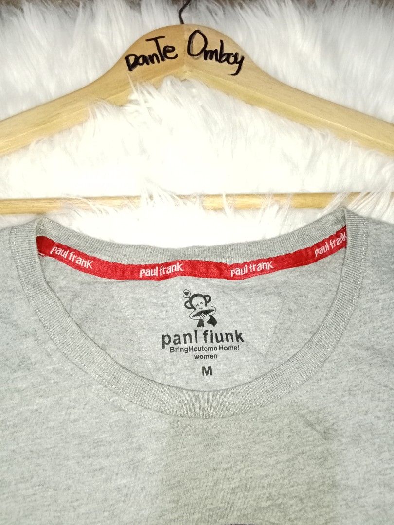Y2K Pual Frank (Category: Blouses) located in Manila. Submitted by omboydante25337 (Listing ID 1468403746, Image 3). Description: y2k Pual Frank in Grey Color way in Great condesyon med size can fit small 350 only.