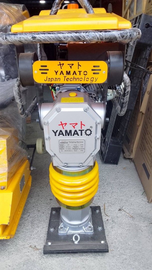 YAMATO TAMPING RAMMER (Category: Announcements) located in Manila. Submitted by ivan2.0 (Listing ID 1468287821, Image 1). Description: YAMATO TAMPING RAMMER Product Model: 125 Jumping Height: 50-70mm Advance Speed: 10-13M/Min Size: 680×600×800mm Power: 6.5hp Impacting Force: 10kn Quantity of Tamping: 600-800/Min Weight: 150kg PRICE: 31,500 MODE OF PAYMENT: COD | COP GCash | Bank Transfer WE DO SHIPPING VIA LALAMOVE🚘 KINDLY PM/DM ME IF YOU'RE INT
