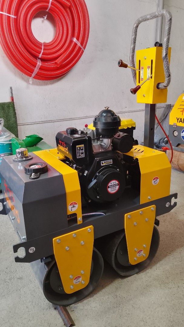 YAMATO WALK BEHIND VIBRATOR (Category: Announcements) located in Manila. Submitted by ivan2.0 (Listing ID 1468287932, Image 1). Description: YAMATO WALK BEHIND VIBRATORY MINI PISON DOUBLE DRUM / 600KG DIESEL ENGINE 12HP PRODUCT MODEL: 600 RATED POWER: 12HP WALKING SPEED: 400/min DRIVE WAY: STATIC HYDRAULIC WALK WAY: TWO WAY STEEL WHEEL SIZE: 400 X 600MM VIBRATION FREQUENCY: 70HZ VIBRATION FORCE: 20KN CLIMBING ABILITY: 30% ENGINE SPECS MODEL: CF18