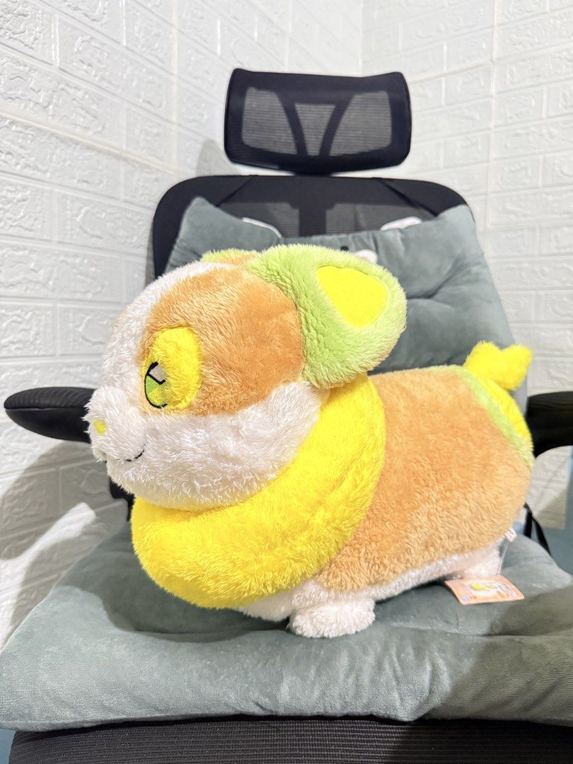 Yamper Pokemon Plush Toy (Category: Plushies & Soft Toys) located in Cavite. Submitted by projectplushie (Listing ID 1468382966, Image 1). Description: - Authentic Pokémon Yamper plushie - Features soft yellow, orange, and white fur - Iconic bright green ears and large yellow collar ruff - Tag still attached near the back leg (great for collectors) - Super clean, fluffy, and well-maintained condition - Perfect gift for Pokémon fans of all ages.