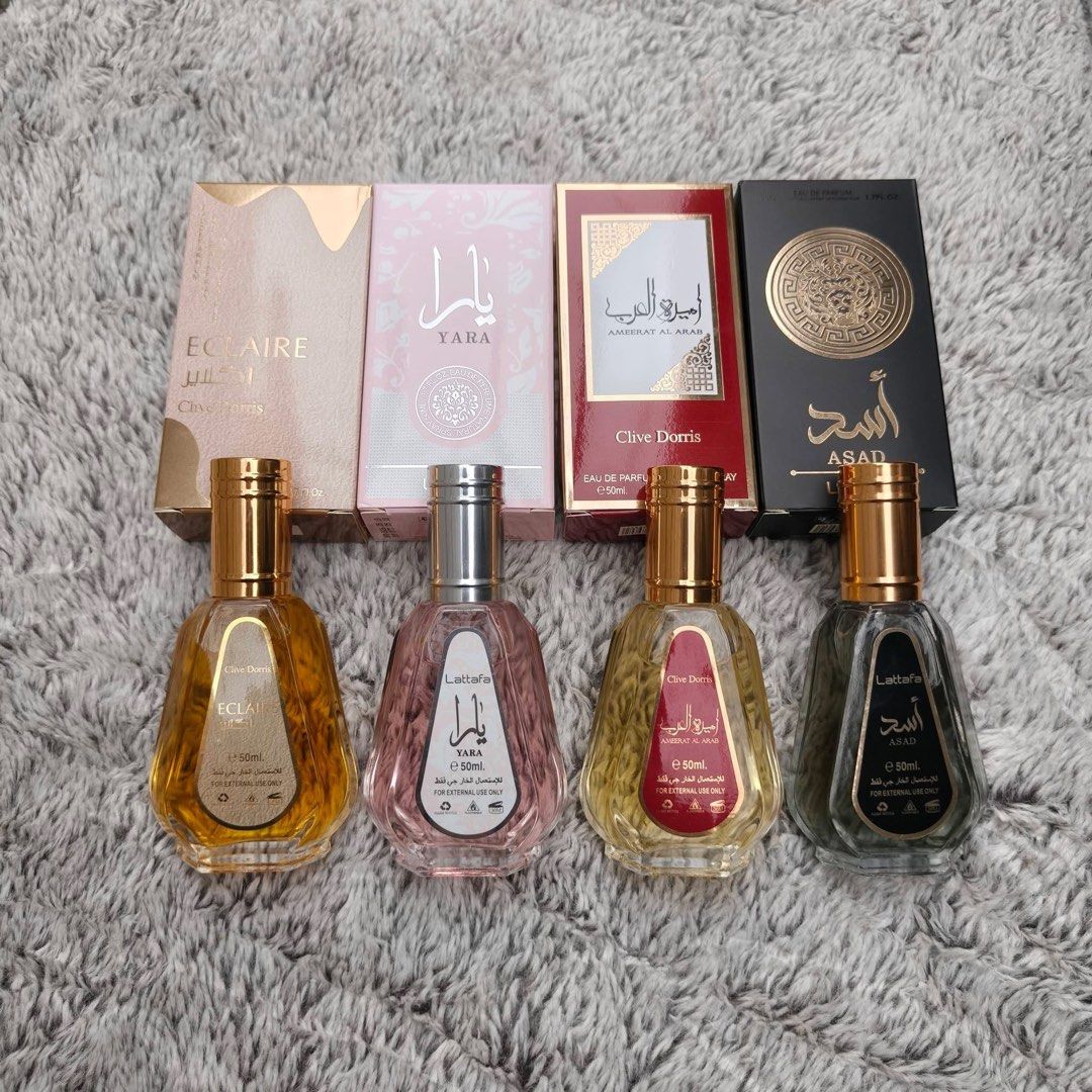 Yara, Eclaire, Ameerat, Asad Dubai Perfumes (Category: Fragrance & Deodorants) located in Paranaque City. Submitted by mmacita (Listing ID 1468292191, Image 1). Description: 199 each only ! - perfect pang gift ✨.