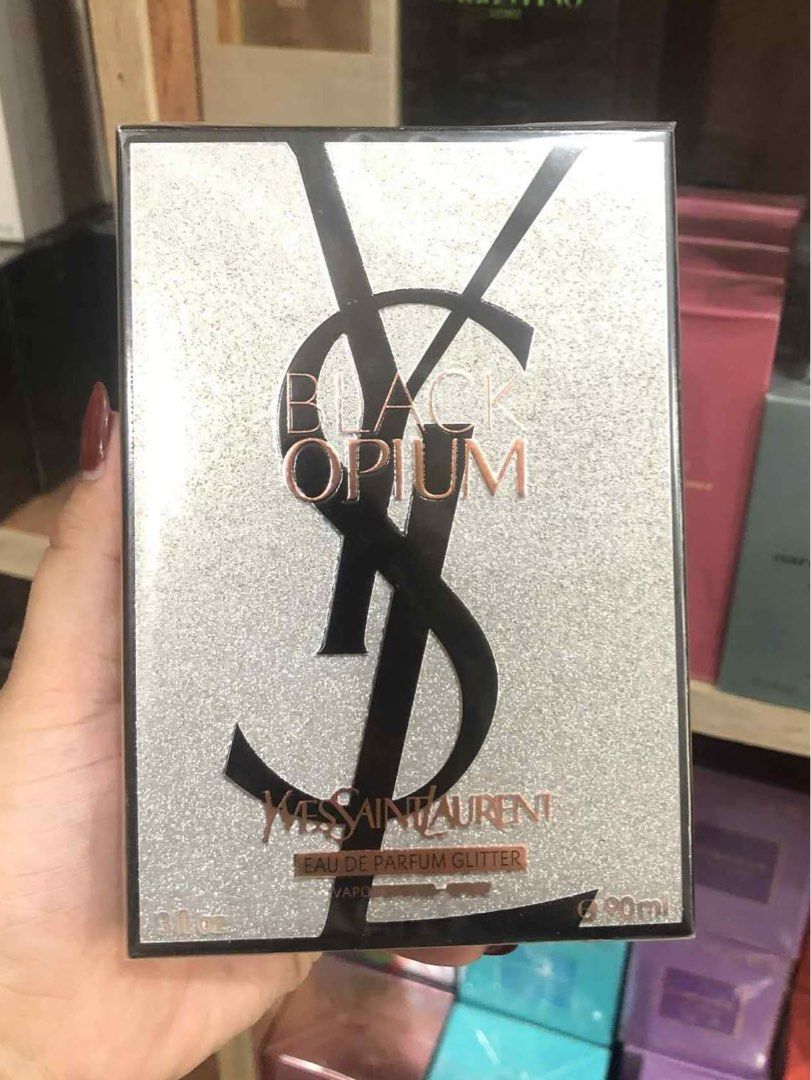 YSL BLACK OPIUM EDP GLITTER | PREMIUM QUALITY (Category: Fragrance & Deodorants) located in Quezon City. Submitted by embereshop2 (Listing ID 1468498041, Image 1). Description: 📌 Perfect for yourself or as a gift! ✨ Whether you’re treating yourself or looking for a gift for birthdays and any special occasion, this is a great choice. 💗 The scent is very close to 0G and long-lasting, perfect if you want something that smells premium without going
