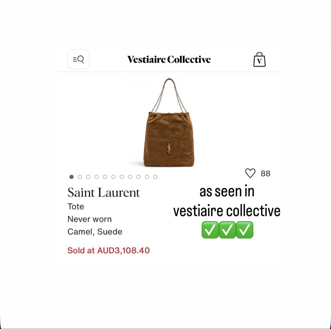 YSL JAMIE 4.3 POCHON SUEDE (Category: Luxury Bags & Wallets) located in Manila. Submitted by grabmybags (Listing ID 1468301632, Image 2). Description: PLS READ BELOW DETAILS ⬇️⬇️⬇️ I will not entertain questions included in below info! (make reading a habit) ALL AVAILABLE! ON HAND! SOLD ITEM = DELETED NOT OPEN FOR SWAP Self-Authentication Recommended Images are of actual item for sale‼️ Refrain from asking more pictures ❌ * No Major flaws (barely