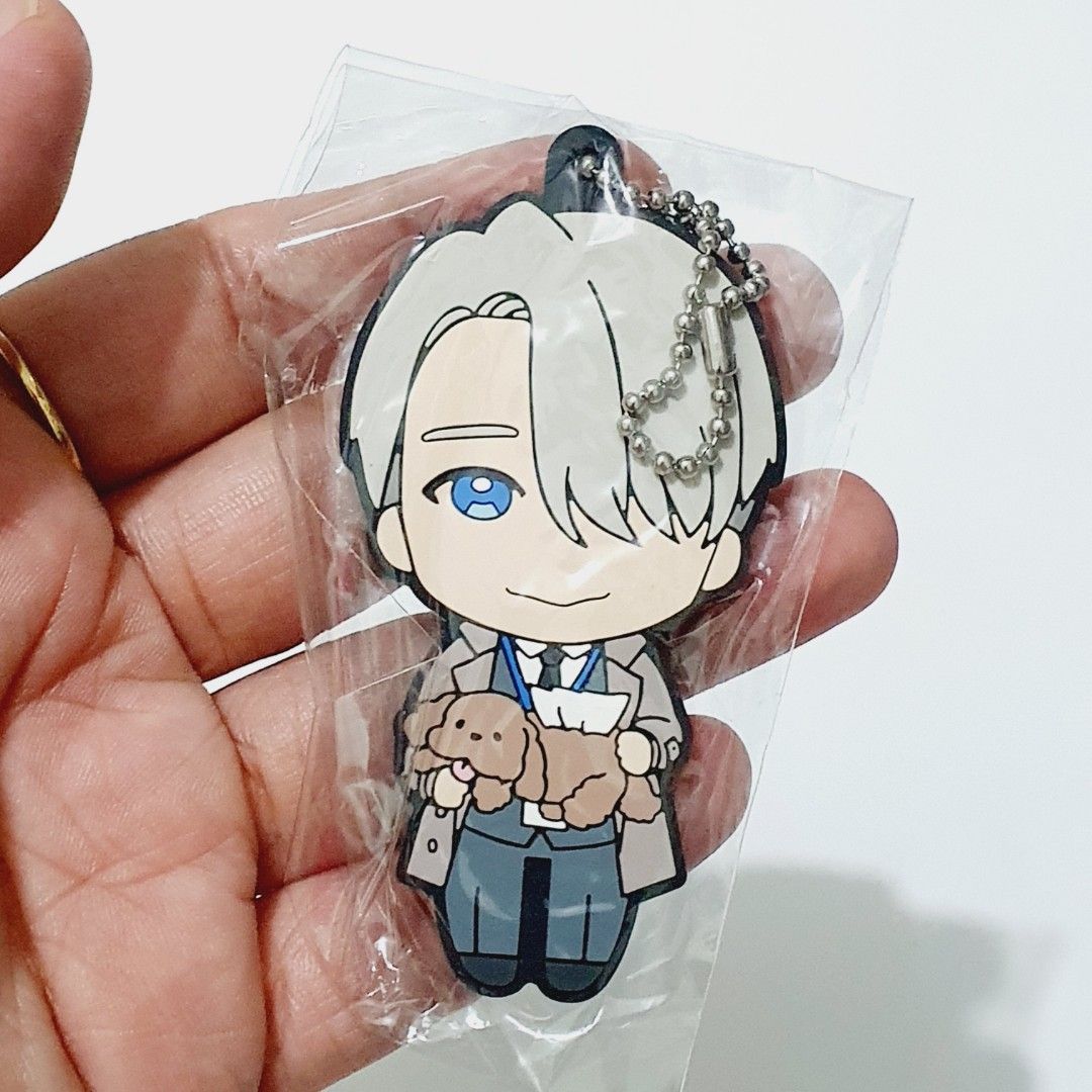 Yuri!! On Ice Rubber Keychain Viktor Nikifrorov (Category: Character Goods) located in Taytay. Submitted by kyo.mono (Listing ID 1468353064, Image 2). Description: 💟Follow us on IG: kyo.mono for faster replies TikTok: kyo.mono_ for videos and review Good as new Auth from Japan Actual photo posted.