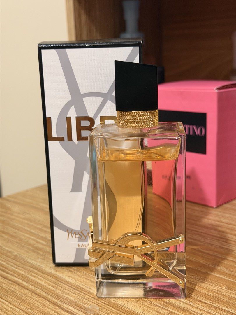 Yves Saint Laurent Libre Eau de Parfum (Category: Fragrance & Deodorants) located in Manila. Submitted by anj_1414 (Listing ID 1468485330, Image 1). Description: - Authentic full-size YSL Libre perfume - Comes with original box in the background - Selling due to personal declutter - 100% genuine and well-maintained.