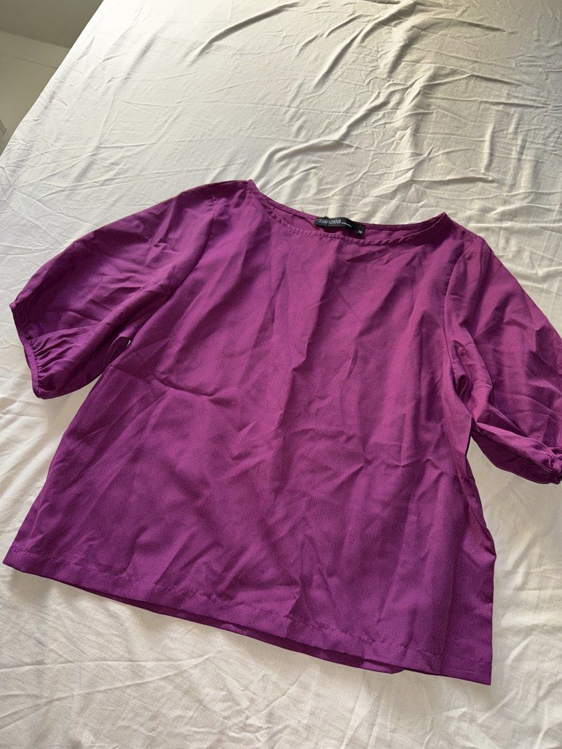 Zanea blouse women top (Category: Blouses) located in Mandaluyong City. Submitted by uol77 (Listing ID 1468359186, Image 3). Description: Can fit up to xl frame.