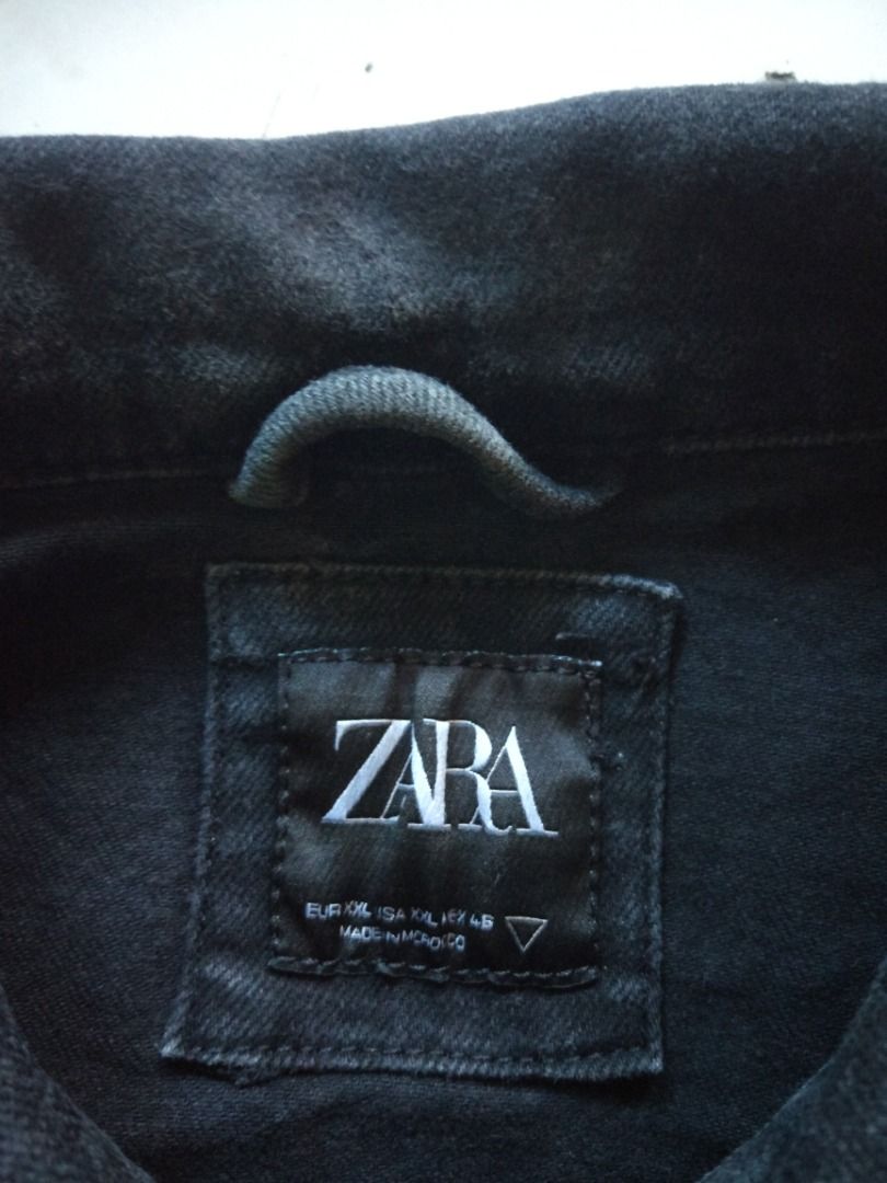 Zara Black Denim Jacket XXL (Category: Coats, Jackets and Outerwear) located in Pasay City. Submitted by denimdude.ph (Listing ID 1468342054, Image 3). Description: .