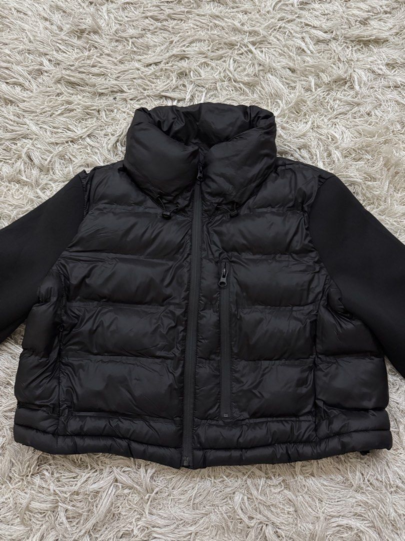 Zara Black Puffer Jacket (Category: Coats, Jackets and Outerwear) located in Quezon City. Submitted by emily_in_pariss (Listing ID 1468355873, Image 1). Description: Purchased for 3295 Fits Small-Medium but large on tag.