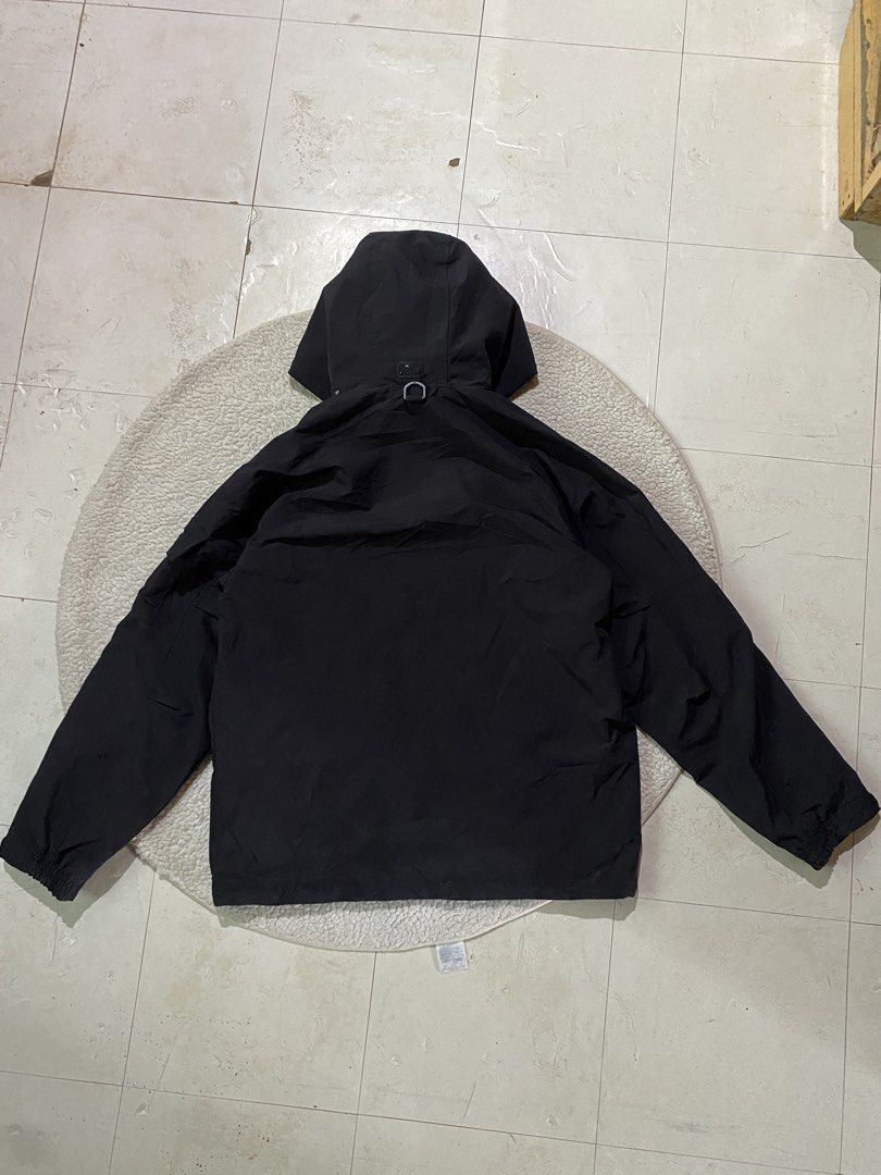 Zara Black Utility Hooded Jacket Size S (Category: Coats, Jackets and Outerwear) located in Cebu City. Submitted by sharksmile (Listing ID 1468317163, Image 3). Description: Zara multi pocket utility windbreaker 🔸size : small 🔸width: 22 🔸length: 28 🔸excellent to as new condition 🔸1k shipp via JnT.