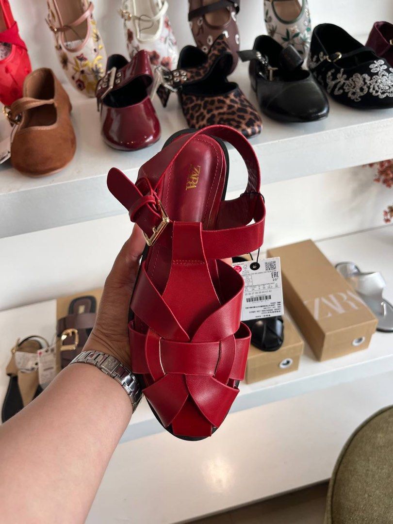 Zara Fisherman Flats (Category: Flats & Sandals) located in Binan City. Submitted by pinkykeenshop (Listing ID 1468402871, Image 1). Description: .