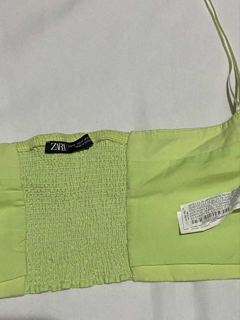 Zara Halter Top in Green (Category: Others Tops) located in Makati City. Submitted by weirdshopping (Listing ID 1468287634, Image 2). Description: .