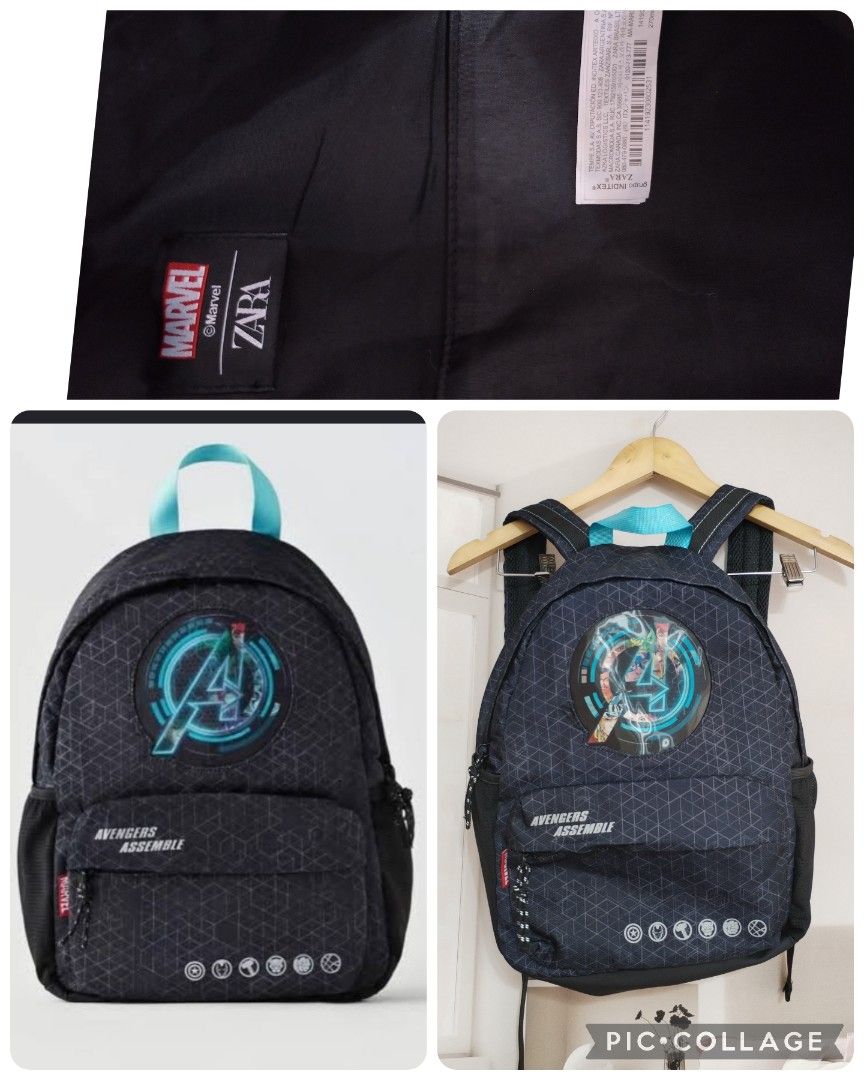Zara kids avengers marvel backpack (Category: Babies & Kids Fashion) located in Lucena. Submitted by styleddsc (Listing ID 1468290045, Image 1). Description: Almost 3k srp Like new.