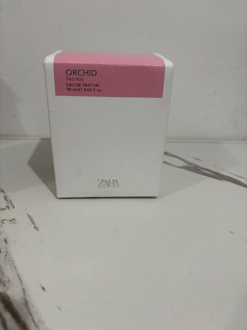 Zara Orchid Intense Eau de Parfum 90ml (Category: Fragrance & Deodorants) located in Manila. Submitted by coolphoenix_f1e702 (Listing ID 1468394120, Image 1). Description: - Item: Zara Orchid Intense Eau de Parfum - Volume: 90 ml - Condition: Brand new, unused, in original box - Packaging: Pink glass bottle with silver cap - Scent Profile: Fresh, ideal for daily wear - Reason for selling: Decluttering extra purchases (great for gifting!) .