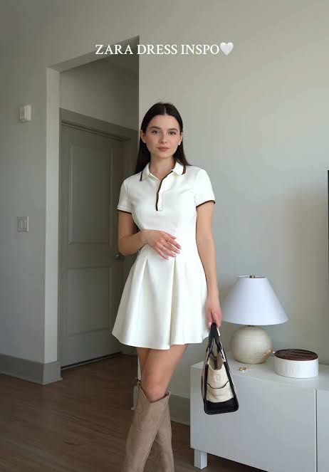 Zara Polo Dress (Category: Dresses) located in Quezon City. Submitted by dianneechloee (Listing ID 1468482749, Image 1). Description: Never been used, fitted lang rfs: gained weight ☹️.