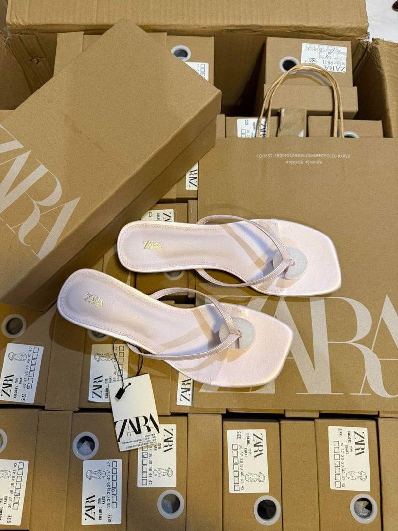 Zara Sandals (Category: Flats & Sandals) located in Binan City. Submitted by pinkykeenshop (Listing ID 1468412807, Image 2). Description: .