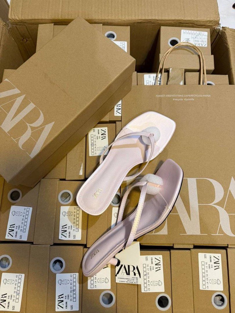 Zara Sandals (Category: Flats & Sandals) located in Binan City. Submitted by pinkykeenshop (Listing ID 1468412807, Image 3). Description: .