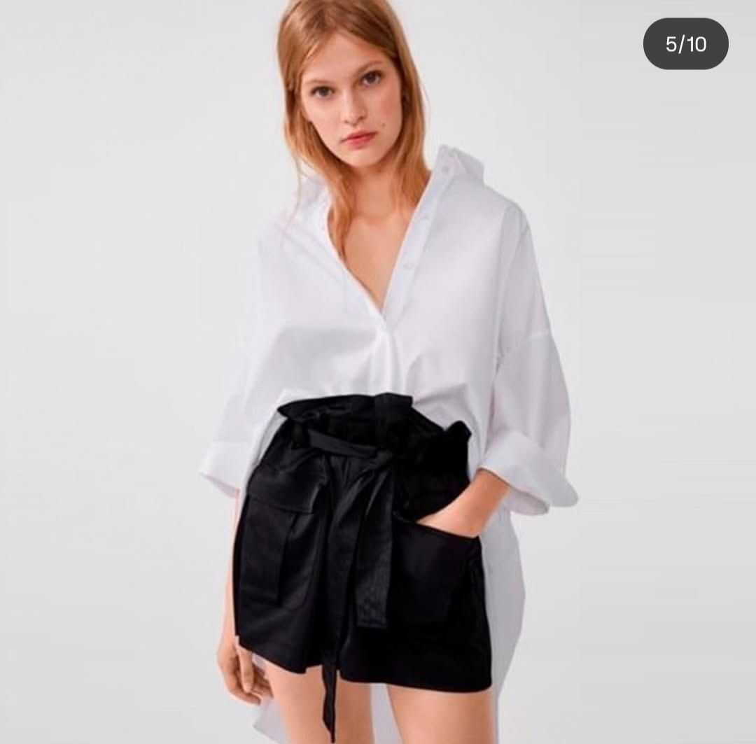 Zara Shorts (Category: Shorts) located in Baguio. Submitted by k_style_co_preloved (Listing ID 1468349465, Image 1). Description: ON SALE! SALE! SALE! 🎉 s17 ✨ SALE GUIDELINES ✨ 📌 Fixed Price Only – All sale items are offered at their final prices. No haggling or further negotiations, please. ❤️ 📏 Flat-Lay Measurements: S on tag ( fits 26-28 waistline) 🔎 Flaws/Remarks: Authentic zara 💯. New but removed tag, no tag was when I bought it on sale