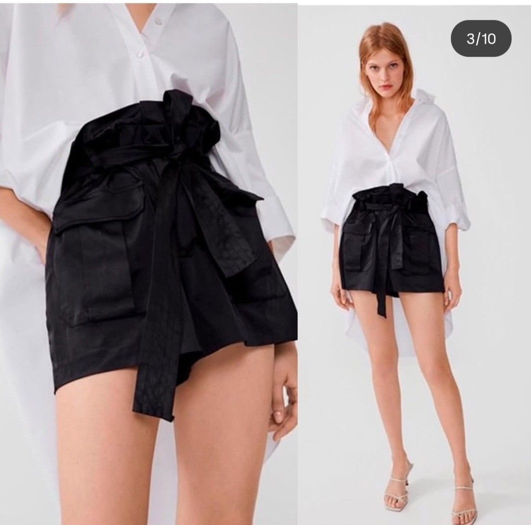 Zara Shorts (Category: Shorts) located in Baguio. Submitted by k_style_co_preloved (Listing ID 1468349465, Image 3). Description: ON SALE! SALE! SALE! 🎉 s17 ✨ SALE GUIDELINES ✨ 📌 Fixed Price Only – All sale items are offered at their final prices. No haggling or further negotiations, please. ❤️ 📏 Flat-Lay Measurements: S on tag ( fits 26-28 waistline) 🔎 Flaws/Remarks: Authentic zara 💯. New but removed tag, no tag was when I bought it on sale