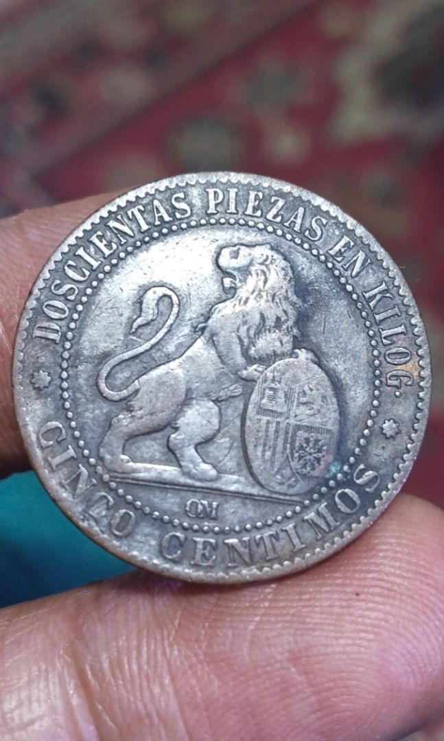 1870 5 Centimos (Category: Currency) located in Manila. Submitted by wildcrystal.3b537c (Listing ID 1468282940, Image 2). Description: .