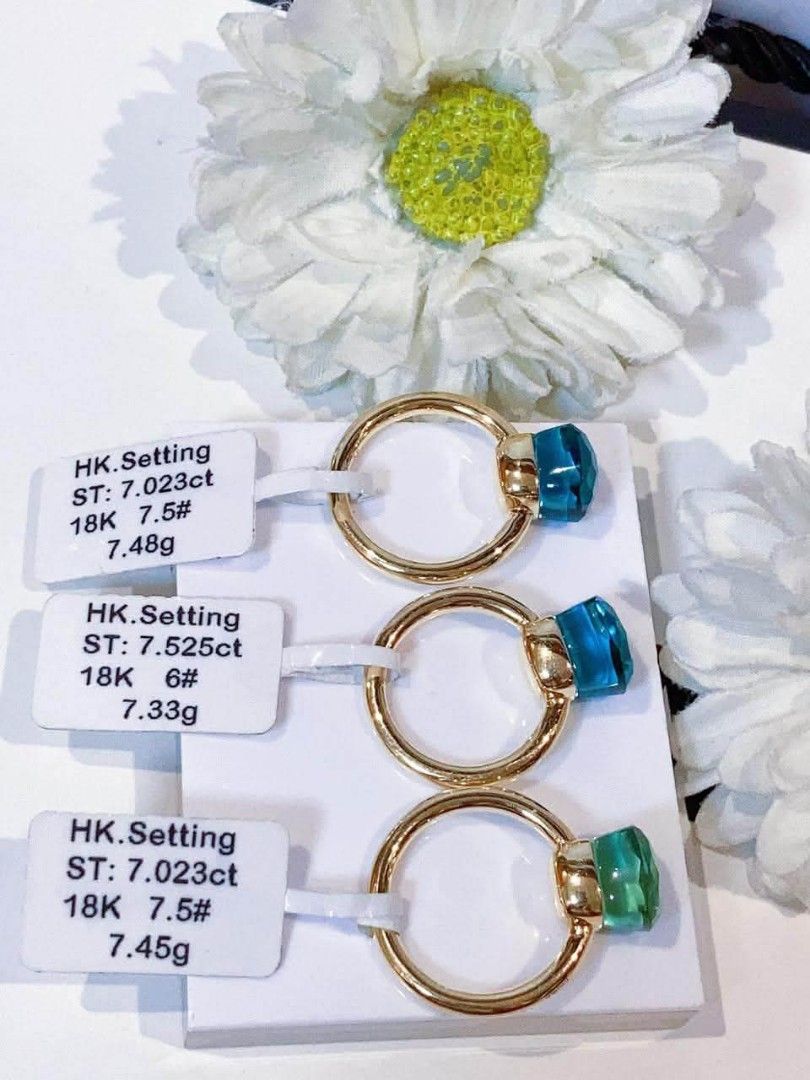 18k HongKong setting gold pomelato ring (Category: Rings) located in Manila. Submitted by bhelgoldseller2ndaccount (Listing ID 1468522952, Image 2). Description: New!!✨New!!✨New!! 18k HongKong setting Gold 8300/g 💯pawnable/naisasanla 💯with high appraisal rate 💯good investment 💯Direct supplier price 👉OPEN for resellers 🌺please take time to evaluate their actual sizes and grams 👉Best panggift for all occasions ✅ Sold per grams not per piece 