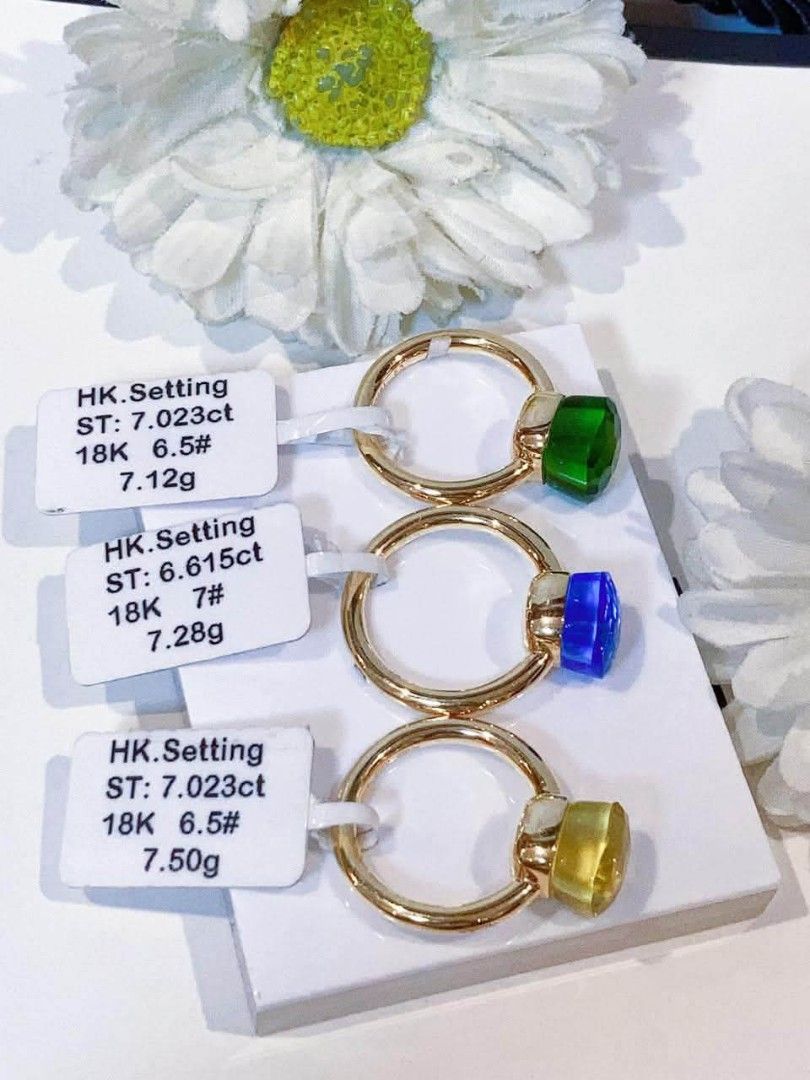 18k HongKong setting gold pomelato ring (Category: Rings) located in Manila. Submitted by bhelgoldseller2ndaccount (Listing ID 1468522952, Image 3). Description: New!!✨New!!✨New!! 18k HongKong setting Gold 8300/g 💯pawnable/naisasanla 💯with high appraisal rate 💯good investment 💯Direct supplier price 👉OPEN for resellers 🌺please take time to evaluate their actual sizes and grams 👉Best panggift for all occasions ✅ Sold per grams not per piece 