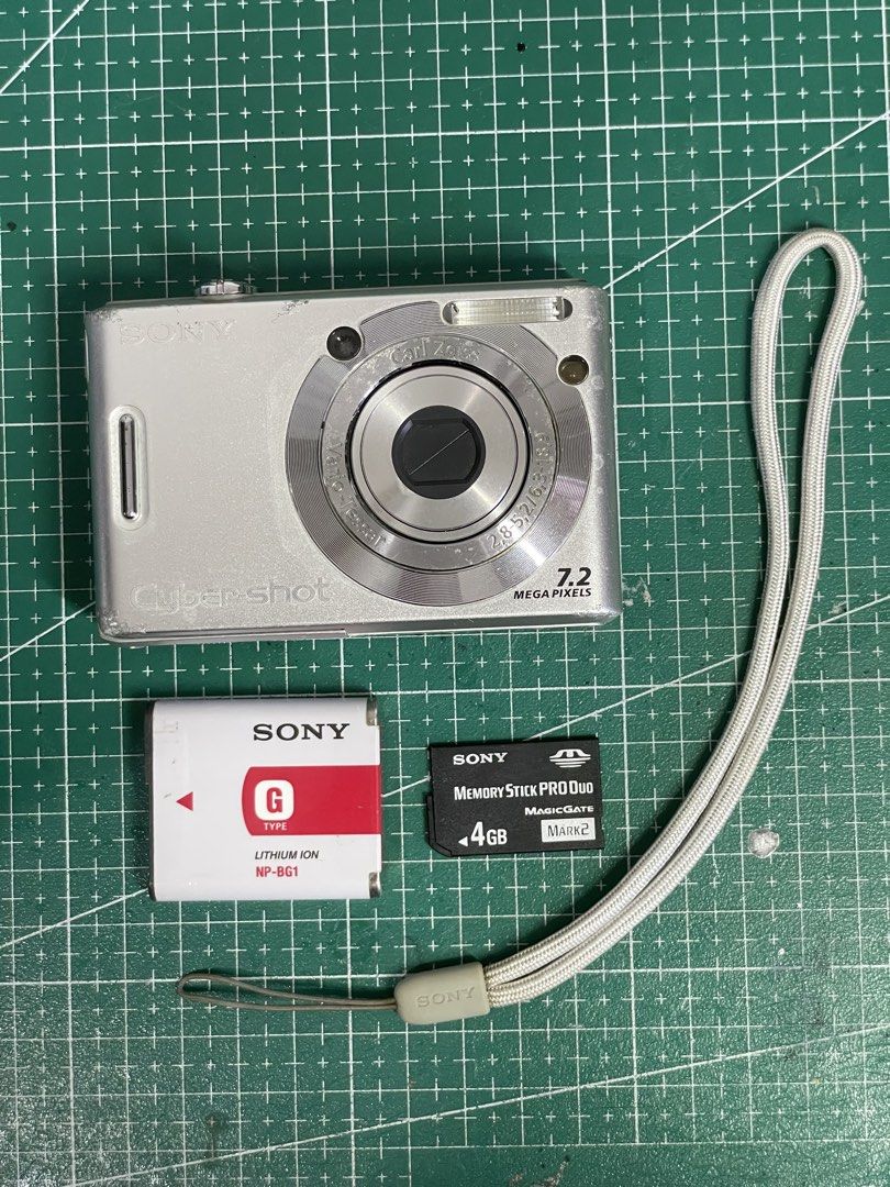2007 Sony Cyber-shot DSC-W35 (Category: Cameras) located in Imus. Submitted by vblackfire23 (Listing ID 1468564275, Image 3). Description: Sony Cyber-Shot DSC-W35 Price: ₱5,500 (negotiable) Inclusions: - Sony Genuine Lithium Ion Battery NP-BG1 - Sony Genuine Battery Charger - Sony Genuine RCA Cables (AV Cables) - Sony Genuine Wrist Straps - Sony Genuine 4GB Memory Stick PRO Duo - Sony Genuine Handbook and CD Issues: - Physical Condition 7/10 (Som