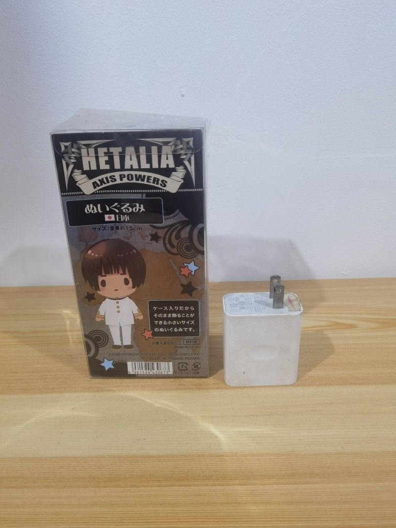 2008 Hetalia: Axis Powers - Japan Plush (Category: Plushies & Soft Toys) located in Taguig. Submitted by kalabasza (Listing ID 1468513076, Image 3). Description: 📌 This is a preloved item. Please manage your expectation. 📌 Actual item posted. 📌 As is lalagyan po niya, medyo kurumpit na po. Other than that, Plush is in good condition. 📌 Product Color may slightly vary due to Photographic Lighting. 📌 Location: Taguig 📌 MOP: GCash. Payment fir