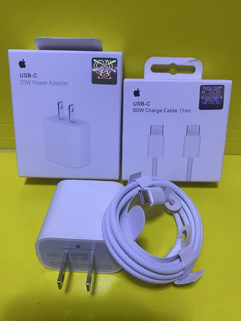 20W USB-C adapter & usb-c to c cable (Category: Chargers & Cables) located in Manila. Submitted by dimple162 (Listing ID 1468710334, Image 1). Description: .