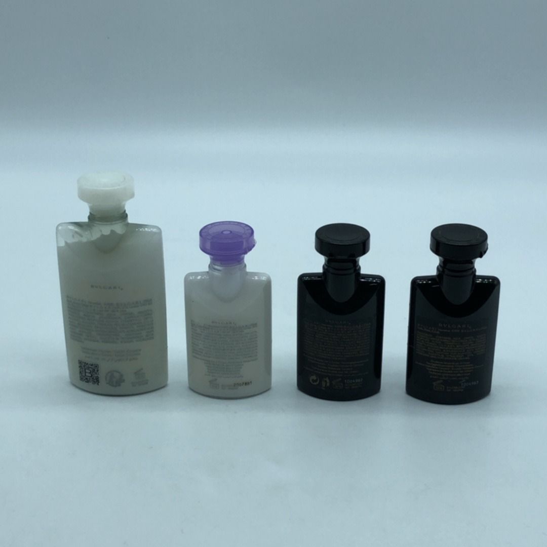 257001639 BVLGARI LOTION 4 SET (Category: Sanitary Hygiene) located in Taguig. Submitted by ecoring.ph (Listing ID 1468588501, Image 3). Description: ◆CONDITION: A ◆DESCRIPTIONS: (Other defects/info:) OVERVIEW: Top Notes: White Tea, Artemisia, Bergamot, Bitter Orange, and Orange Blossom. Heart Notes: White Pepper, Cardamom, and Coriander. Base Notes: White Musk, Woody Amber, Jasmine, and Rose. The production dates of the tester perfumes lotions a