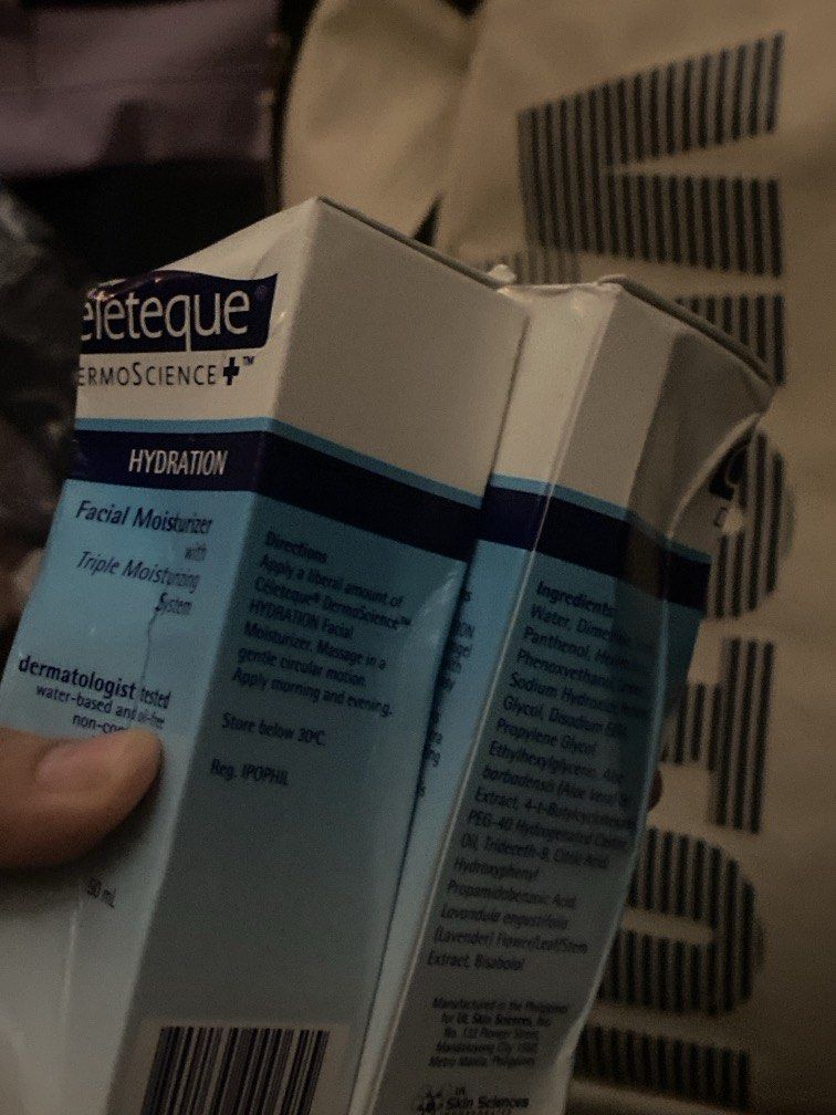 2 CELETEQUE (damaged box but sealed and not yet open) (Category: Face Care) located in Manila. Submitted by iya0810 (Listing ID 1468656347, Image 1). Description: .