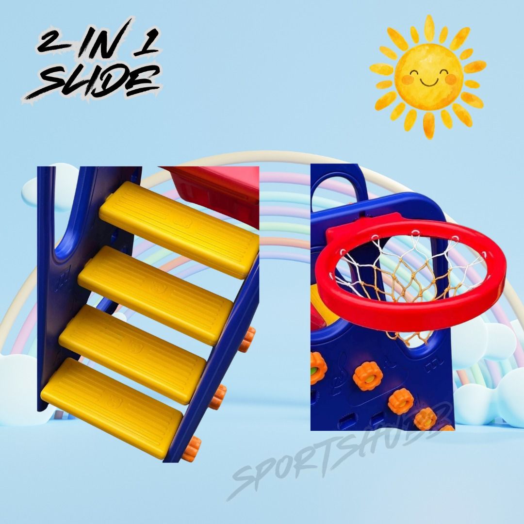 2 in 1 slides for Kids (Category: Kids Toys) located in Quezon City. Submitted by mike10sitaldas (Listing ID 1468578918, Image 2). Description: 2 in 1 slides for Kids 4,700 Php / Brand new / Unassembled pm lang sa order thank you!!.