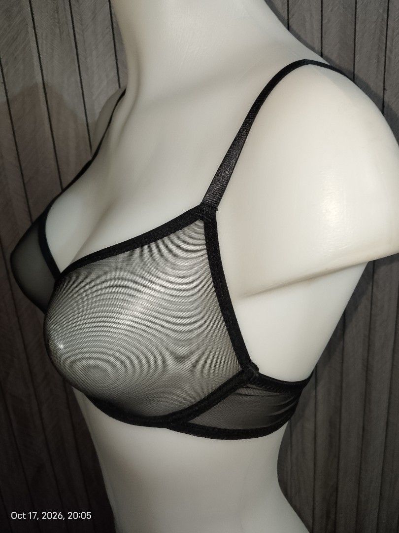 32c Blush Black mesh see thru bra (Category: Undergarments & Loungewear) located in Manila. Submitted by truecrystal-1407 (Listing ID 1468622972, Image 2). Description: .