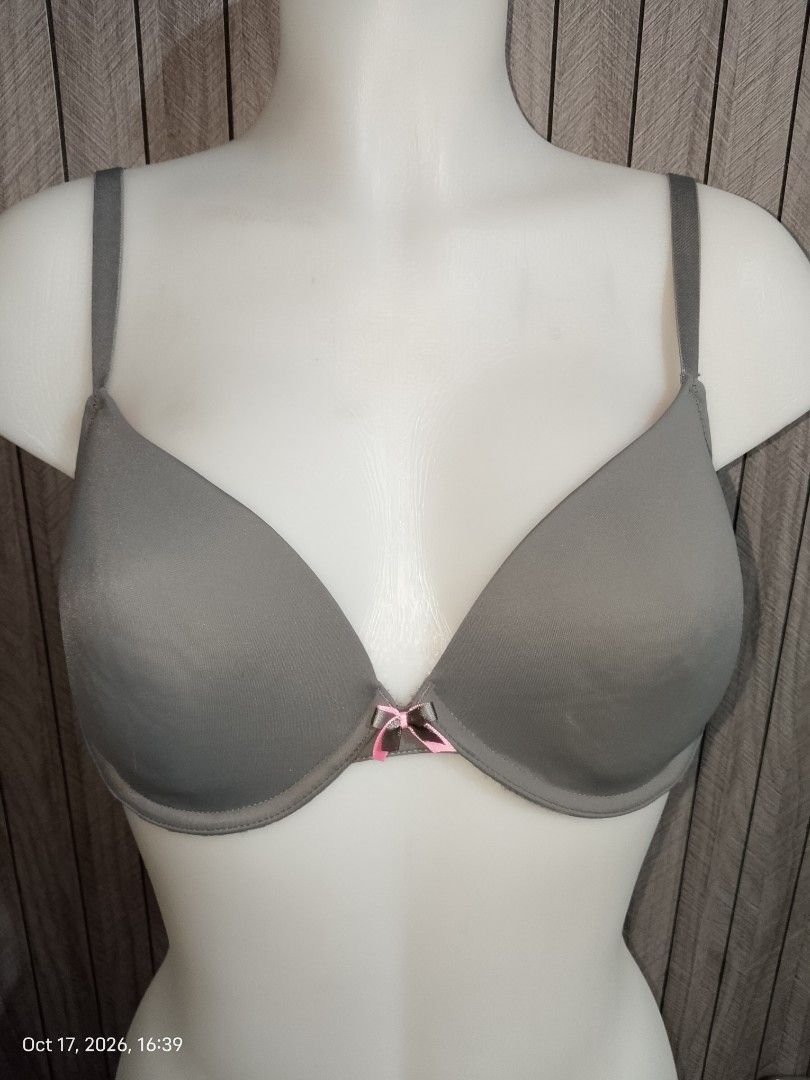 36d XHILARATION bra grey thin pads with underwire (Category: Undergarments & Loungewear) located in Manila. Submitted by truecrystal-1407 (Listing ID 1468580745, Image 1). Description: .