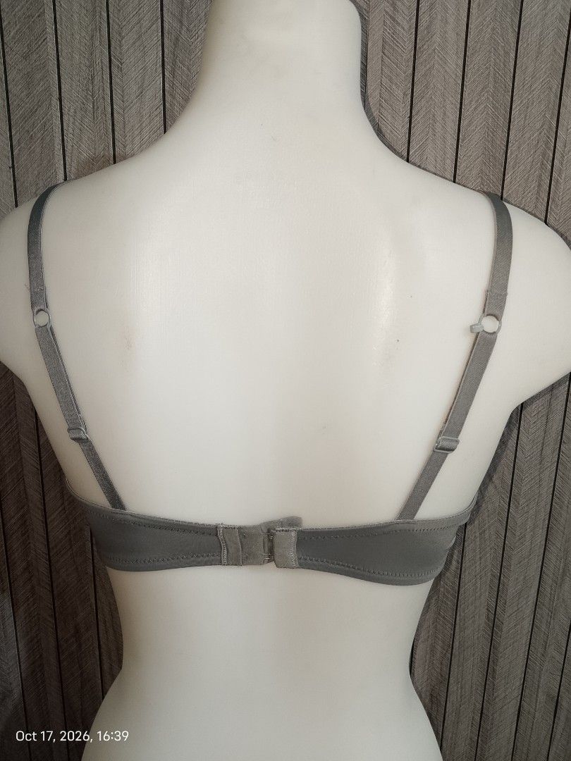 36d XHILARATION bra grey thin pads with underwire (Category: Undergarments & Loungewear) located in Manila. Submitted by truecrystal-1407 (Listing ID 1468580745, Image 3). Description: .