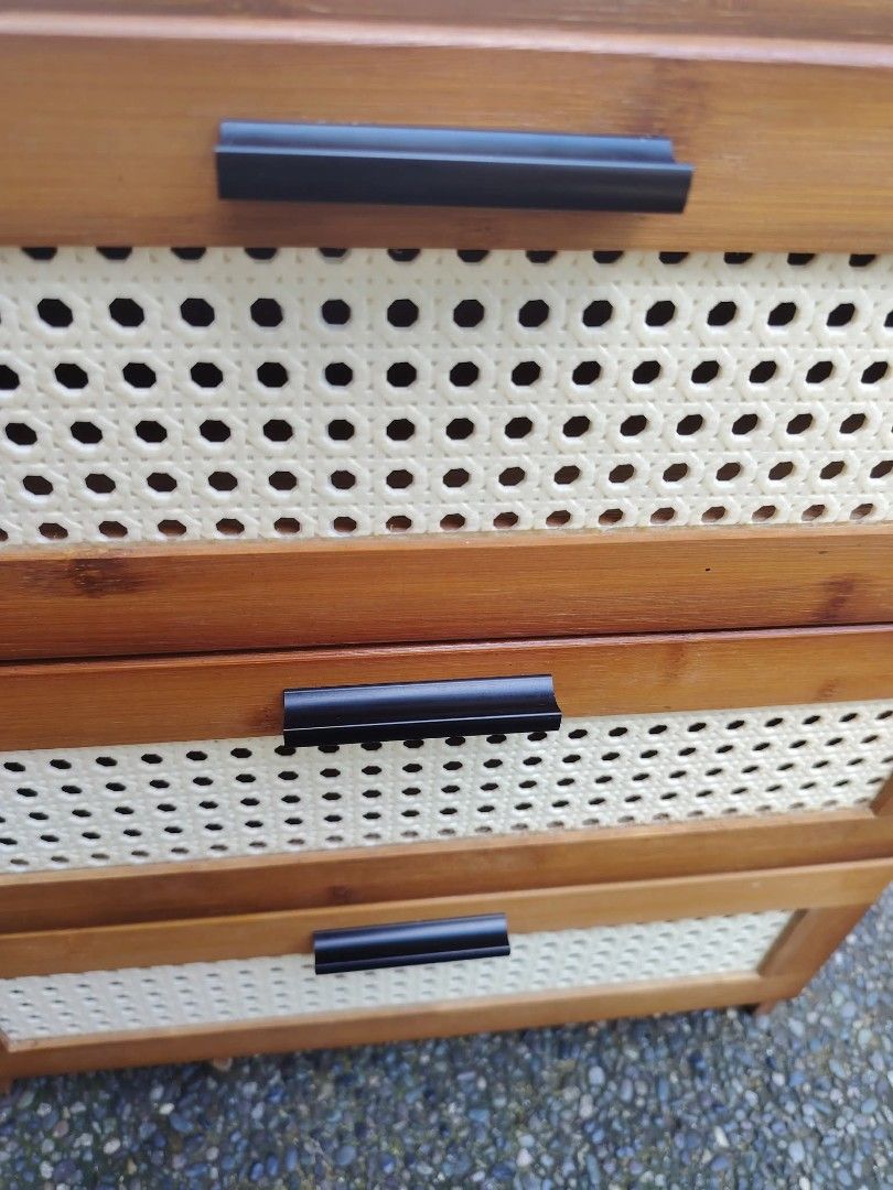 3 DRAWERS SIDE TABLE (Category: Tables & Sets) located in Quezon City. Submitted by zamfurniture (Listing ID 1468614407, Image 2). Description: NEW ARRIVAL! NEW ARRIVAL! JAPAN SURPLUS QUALITY! 3 DRAWERS SIDE TABLE! QOOD QUALITY! PM ME! LOC: NOVALICHES QC.