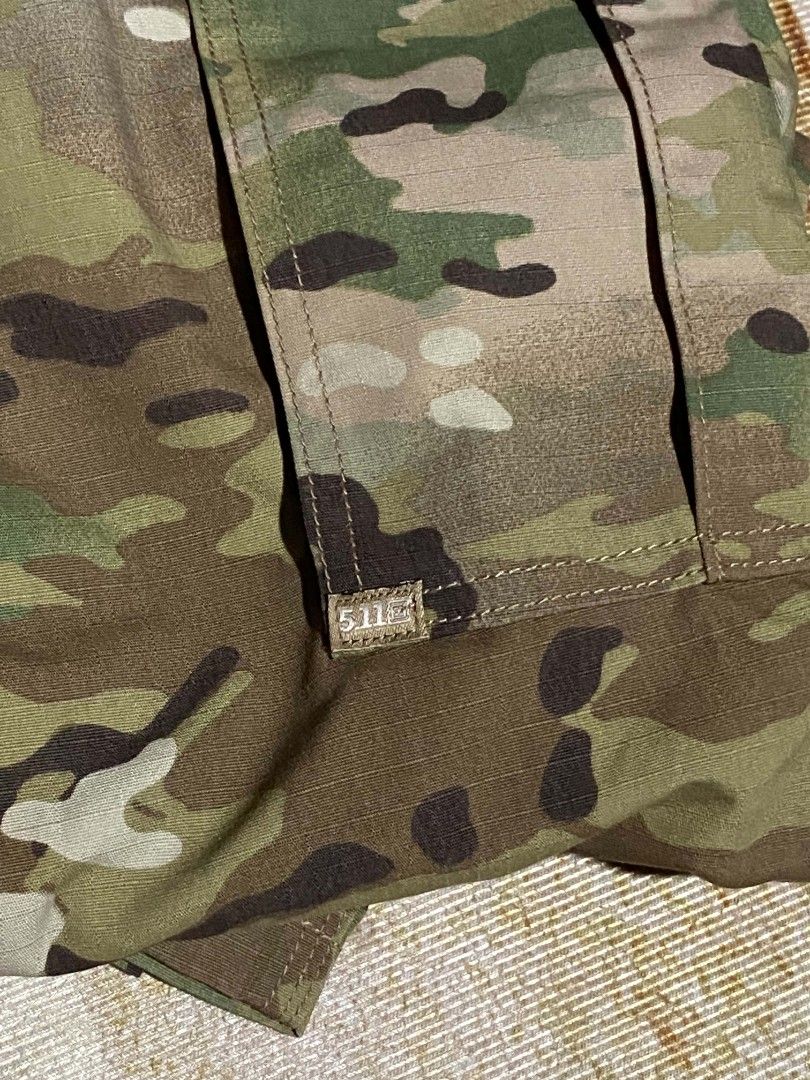 5.11 Tactical Multicam Cargo Pants US Small (Category: Trousers) located in Manila. Submitted by bravefalcon-fabccf (Listing ID 1468504828, Image 3). Description: 5.11 TACTICAL CAMO. Size:Small /29✅ Good as New Length -39✅ Open Leg -8.5✅ Loc:San Pedro Laguna 1,750+Shipping fee Dm .