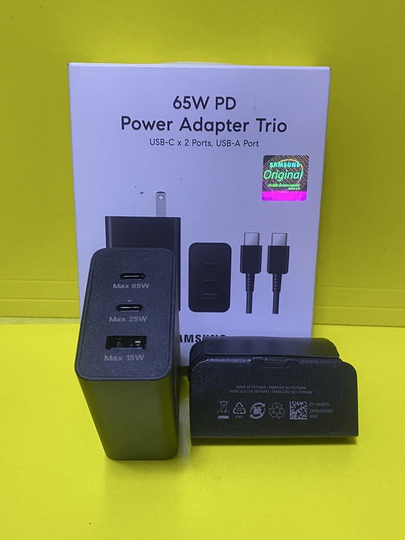 65W adapter & usb-c to c cable charger (Category: Chargers & Cables) located in Manila. Submitted by dimple162 (Listing ID 1468710513, Image 1). Description: .