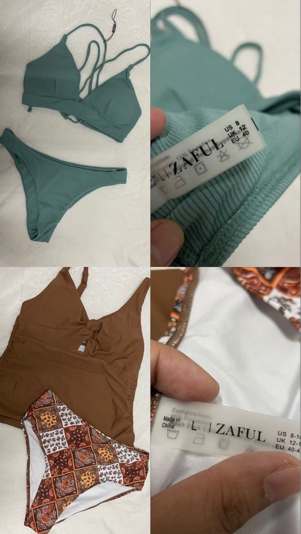 ‼️₱99 SWIMWEAR‼️ (Category: Bikinis & Swimsuits) located in Pasig City. Submitted by hanteokki (Listing ID 1468687846, Image 3). Description: - Never used/worn unless stated otherwise - Random brands: Shein, Zaful - ₱99 each except speedo - Take all (including speedo) for ₱1000 + sf.