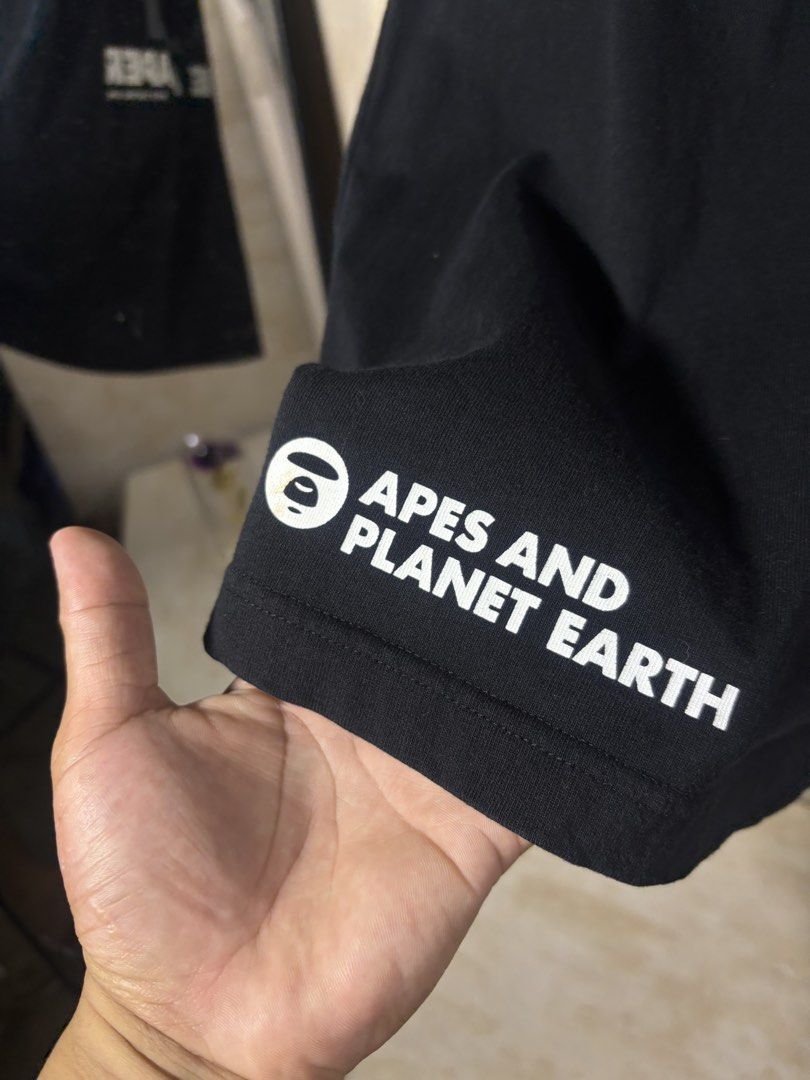 AAPE AAPER KILO GRAPHIC TSHIRT (Category: Tshirts & Polo Shirts ) located in Cabuyao City. Submitted by pormanation-thrift-store (Listing ID 1468620408, Image 3). Description: AAPE AAPER KILO GRAPHIC TSHIRT Condition: LIKE NEW Color rate: 10/10 (PWEDE SA MASELAN) Size: LARGE FIT (SMALL OVERSIZE ON TAG) Dimes: 21”WX 28 Issue: NONE✅ Price: 1200.